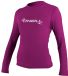 O'Neill Basic Skins Sun Rash Guard Manches Longues Violet 2XL Femme