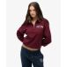 Superdry Dames sweatshirt met ronde hals en rits Athletic Essentials