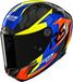 Nolan X-804 RS Ultra Carbon Fuorigiri 375, casque intégral, couleur: Carbone/Noir/Bleu/Orange/Jaune, taille: XXL