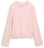 Tom Tailor Gebreide trui met kasjmier - Maat XL - light pastel pink melange