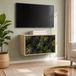 Prolenta Maison Exclusive ELBURG Wandmontabele TV-kast, 69 x 33 x 40 cm, Sonoma-eikenhout