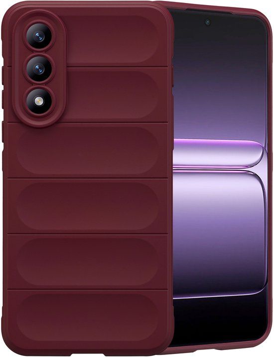imoshion EasyGrip Backcover - Geschikt voor OnePlus Nord 5 - Aubergine