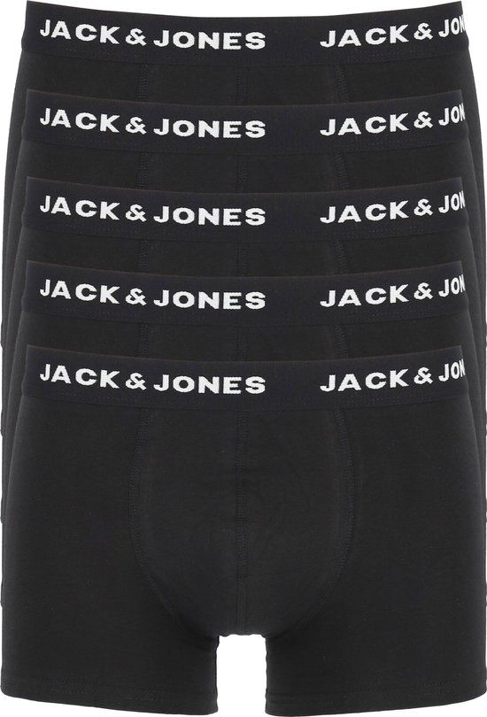 JACK&JONES ADDITIONALS JACHUEY TRUNKS 5 PACK NOOS Men's Boxers - Black - Size M