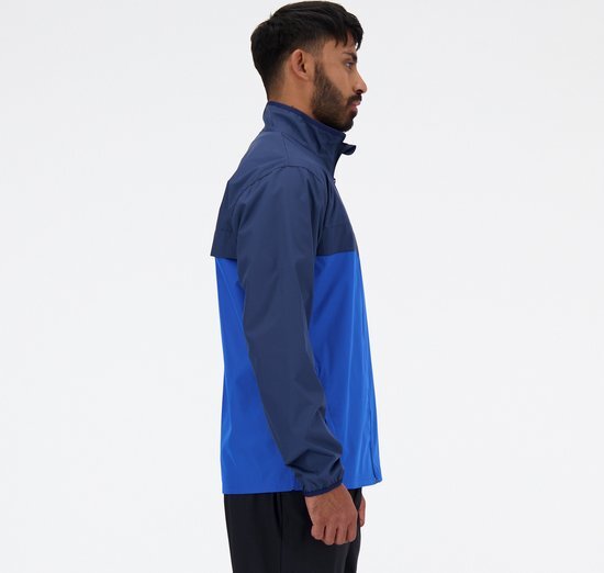 New Balance Run Jacket Heren Sportjas - NB NAVY - Maat L