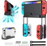 OEM oCreon Metalen Muurbeugel voor Nintendo Switch/Switch OLED – Zwart