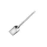 100 Icecat 100 stuks ijslepels, 10 cm, zilverkleurig, roestvrij staal