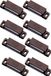 AMIG Magneetsnapper/Deurmagneet - 8 stuks - Bruin - 5.6 x 1.5 x 1.4 cm - 5 kg