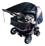 Sunnybaby 11270 Luifel voor dubbele kinderwagen UPF 50+ (zwart)