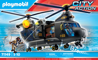 PLAYMOBIL City Action - SWAT Rescue Helicopter 71149 - Action/Adventure Playset