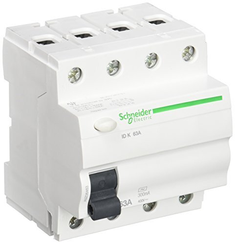 SCHNEIDER ELECTRIC a9z06463 differentiële schakelaar, 4P, 63 A, 300 MA, klasse AC