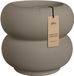 Elho Amber Roll Low 60 - Grand pot de fleurs pour intérieur et extérieur - 100% plastique recyclé - Ø 59,9 x H 46,1 cm - Terre de Sienne brûlée