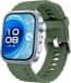 Strap-it Classic siliconen bandje met gespsluiting - donkergroen