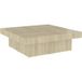 Table basse chêne Sonoma 90x90x28 cm bois d'ingénierie