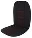 SIXTOL Car Seat Cover PAD 1, zitkussen voor autostoel, sandwichtextiel, zwart/rood