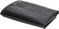 vidaXL - Zeilen - Zwart - 4 x 7 m - Canvas met PVC-coating