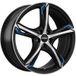 RONAL R62 BLUE jetblack-matt-frontkopiert 8.0Jx19 5x112 ET25