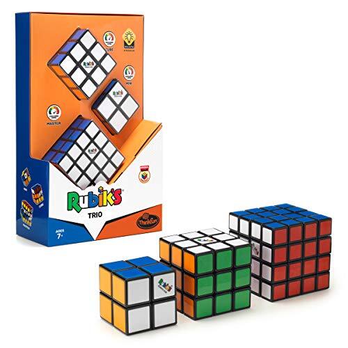 Thinkfun 76422 Gift Set: Trio, De Perfecte Cadeauset Fan Bevat Master 4 x 4, De Originele Toverdobbelstenen 3 x 3 En De Rubik'S Mini 2 x 2, Meerkleurig, 41.7 x 26.4 x 17.2 cm