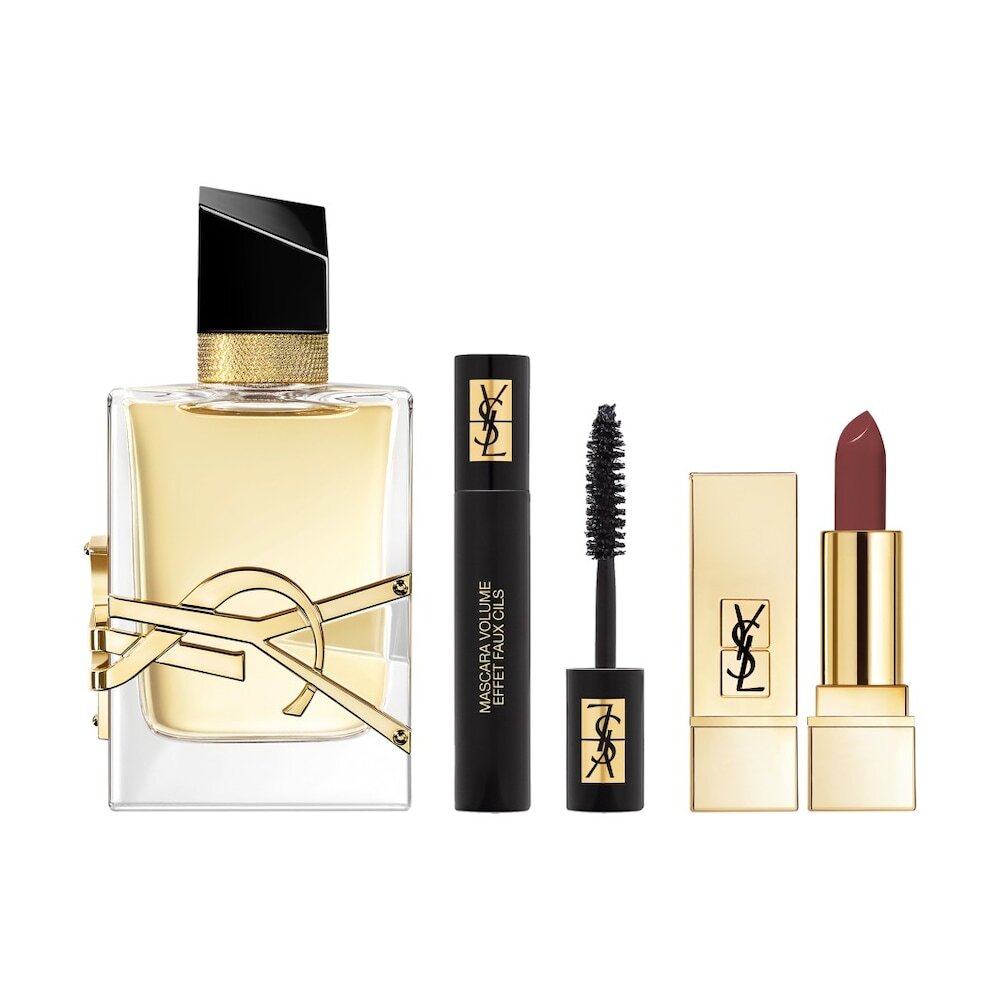 Yves Saint Laurent Libre Eau de Parfum 50ml Xmas Set - Damesgeur Mascara en Lipstick gift set / dames