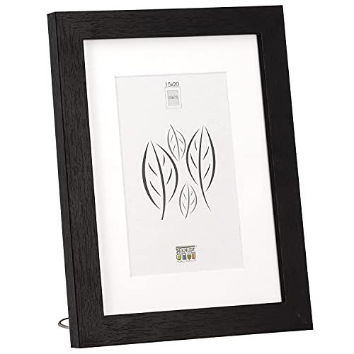 Deknudt S66KF2 P1 - 15x20 - Hout - Zwart - Met Passe-partout