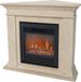 Xaralyn Kos-Corner ELU - cheminée électrique - marbre blanc - chauffage 1400 Watt - avec télécommande