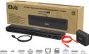Club 3D 12-1 USB-C® PD3.0 Docking Station met drie schermen 100W + Oplader
