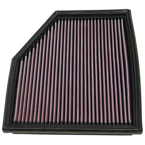 K&N Vervangingsluchtfilter compatibel met BMW 525i 2.5L/3.0L-L6 2004- (33-2292)