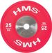 HMS TBR PROFI SET - Olympische Bumperschijven Set - 140 kg - Stalen Kern - Kalibreerbaar Gewicht
