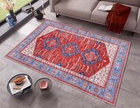 Elle Decoration Shiraz Niavaran Vloerkleed - Rood/Blauw 160x230 cm