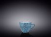 Wilmax tasse à expresso, 75 ml, bleu, en porcelaine