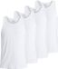 JACK & JONES Onderhemd JACBASIC TANKTOP 4PK Wit Maat S