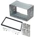 Sound Way Installatiekit Autoradio, Metalen Frame 2 DIN, 2 DIN Omlijsting, Demontagesleutels, Compatibel met de Meeste Chinese Radio's