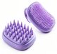 Brosse principale - Brosse de massage en silicone - Anneau pour le doigt - Nettoyage en profondeur - Anti-pelliculaire - Convient aux cuirs chevelus sensibles