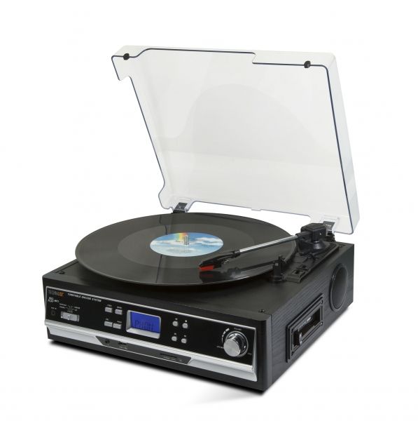 Technaxx TX-22+ Draaitafel - Zwart - Bluetooth - USB - SD - Ingebouwde Speakers