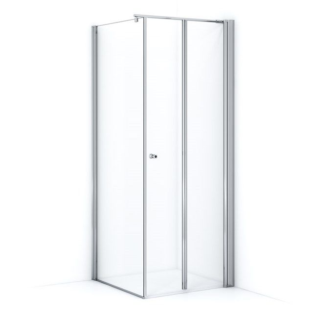 Maxaro Douchecabine Zircon Comfort Helder 80x80cm Vierkant met Vouwdeur