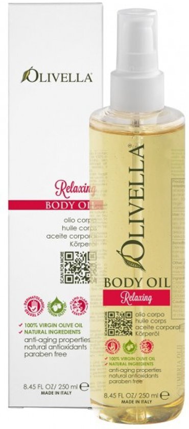 Olivella Bodyolie met veel olijfolie -Relaxing 250ml