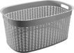 Hega Hogar Rotan line panier à linge - gris argent