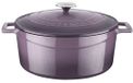 Lava Cocotte - 28 cm - 6.71 litre - Fonte - Violet