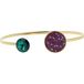 OTAZU Bracelet Classic Rocks Améthyste Clair Violet, Vert Taille : OS