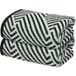 LIVARNO® Lot de 2 serviettes de toilette en éponge, 50 x 100 cm (motif/noir)