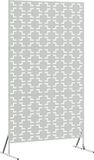vidaXL Privacyscherm 100 x 50 x 180 cm gegalvaniseerd staal zilver