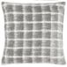 Yard Duizendblad Check Faux Mohair Check Feather Gevuld Kussen