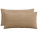 vidaXL Kussensloop - 2 stuks - ALMELO - Bruin - 40 x 70 cm - Corduroy