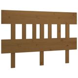 VidaXL Hoofdbord Massief Grenenhout Honingbruin 183,5x3x81 cm