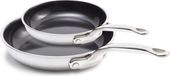 Ensemble de casseroles, 20/28 cm, acier inoxydable, antiadhésif, adapté à l'induction