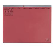 Exacompta 370203B Exaflex Premium Kanzlei-hanghechter Rechtstreeks nieten met 1 opbergreep. 1 Stuk rood