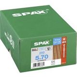 SPAX Terrasschroef, Fixeerschroefdraad, Cilinderkop, T-STAR plus, CUT-punt, Roestvast staal A2