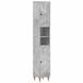 vidaXL Badkamerkast met Open Plank ALKMAAR Betongrijs 30 x 31 x 190 cm