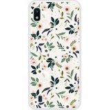 Samsung Galaxy A10 Flowers Verstevigd hoesje met sublimatie bedrukking