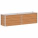 vidaXL Verhoogde plantenbak licht bruin 160 x 40 x 45 cm