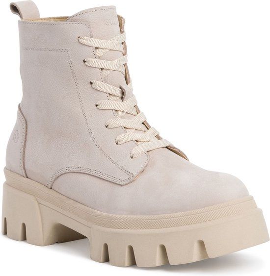 s.Oliver Dames Enkellaarsje 5-5-26294-39 - Beige - Maat 36